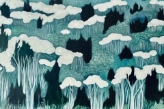 Beillard-Acrylics-18x36-Cloud-Forest-2024-Cheryl-Ann-Beillard